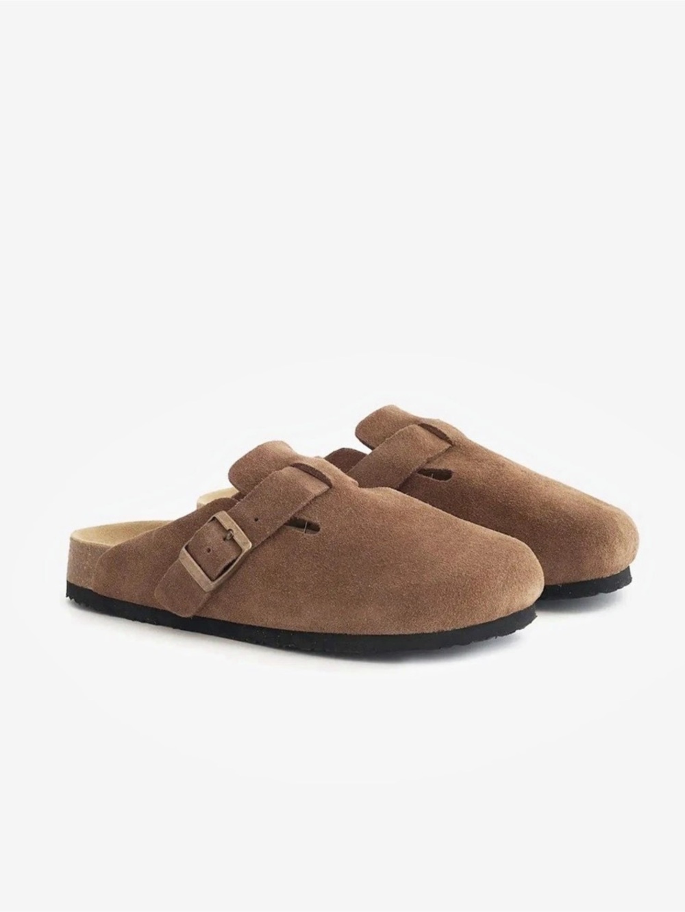 Quince Suede Clogs in Brown US 7